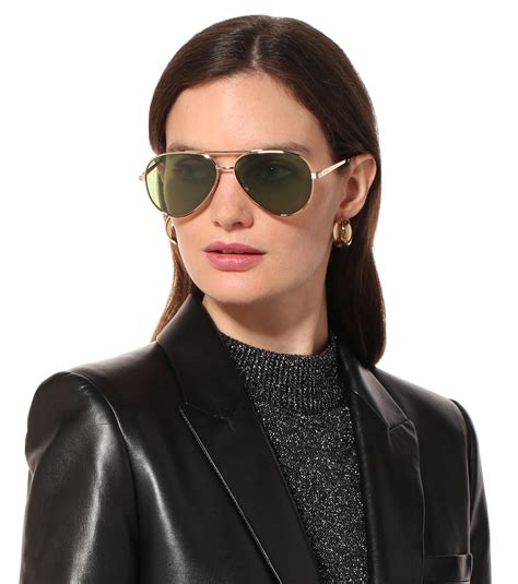 Women's Saint Laurent Aviator Sunglasses 